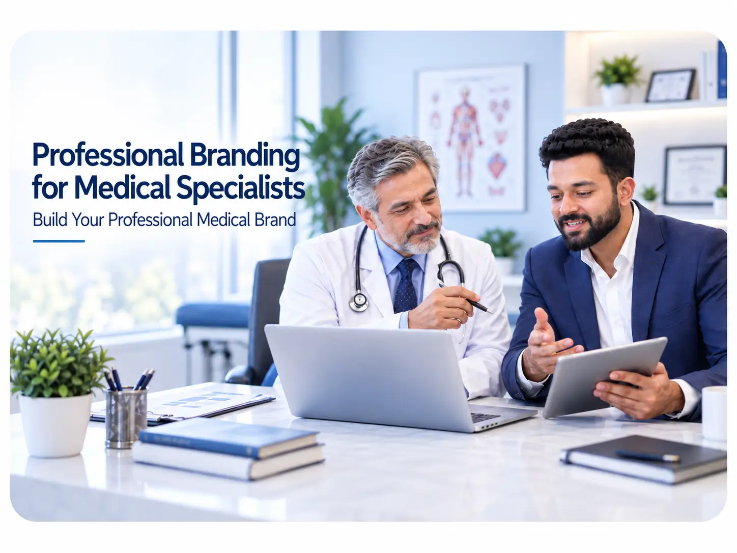Medical professional building a professional digital presence