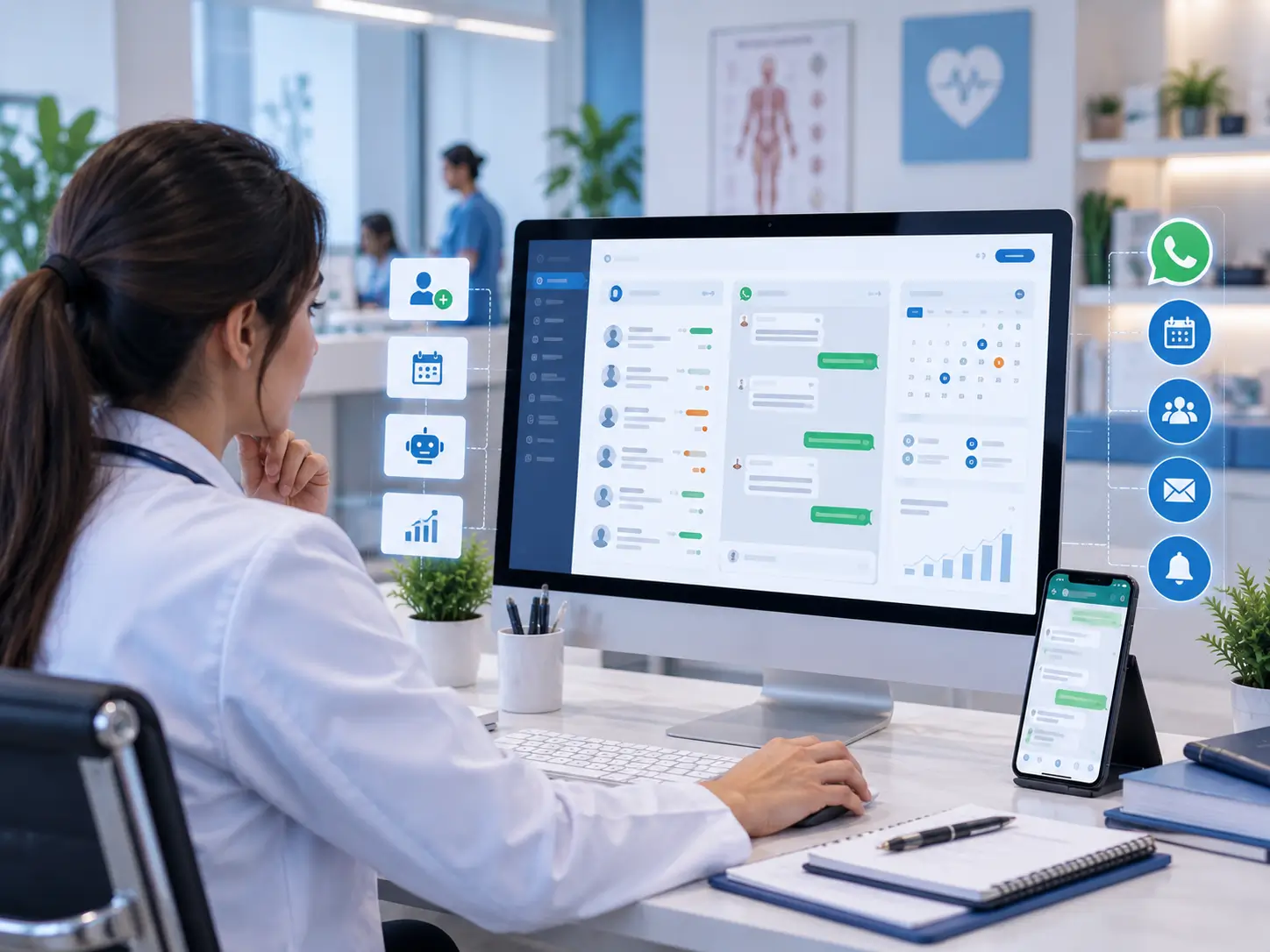 CRM and automation systems for clinics and doctors