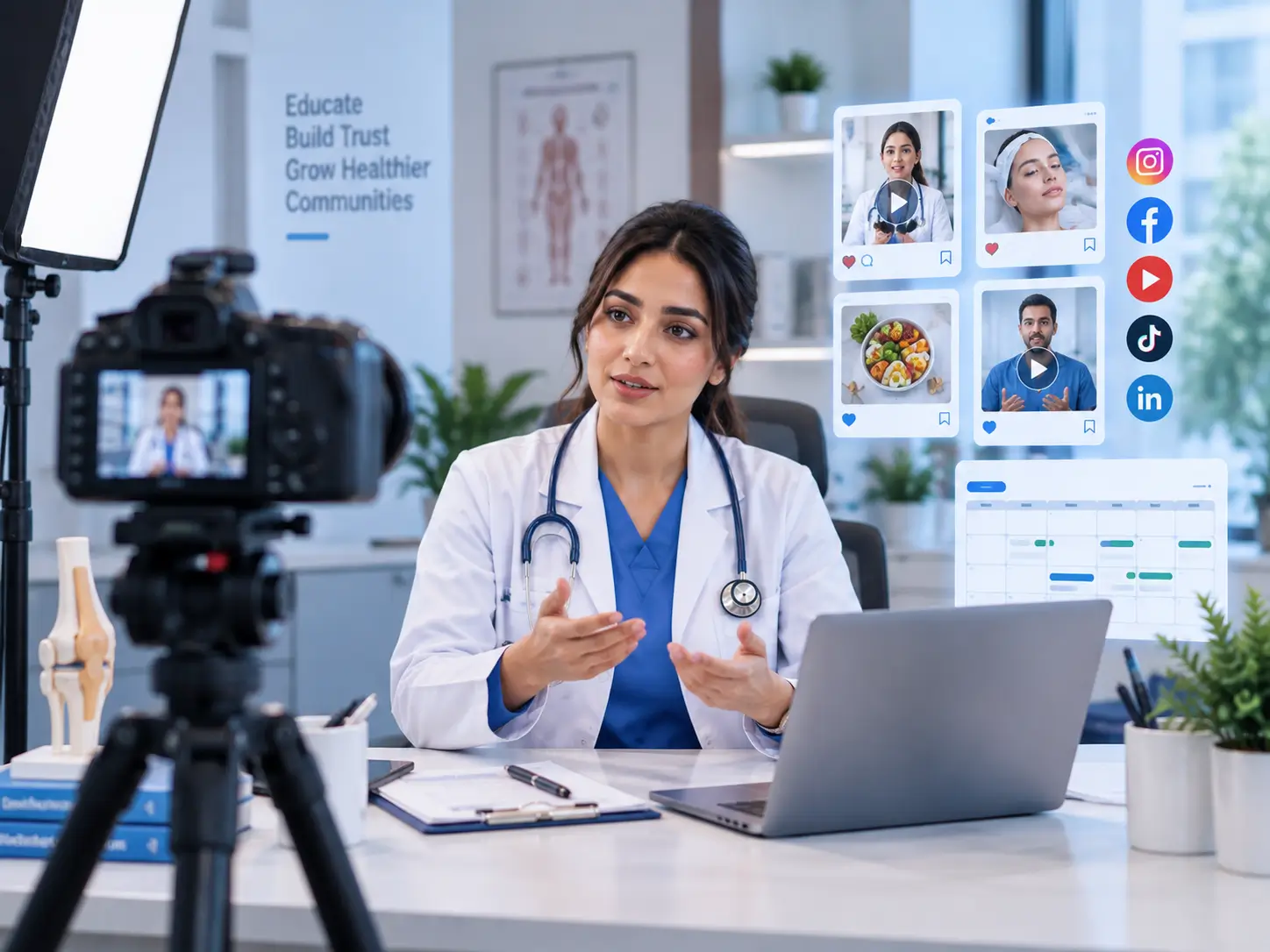 Social media and healthcare content marketing