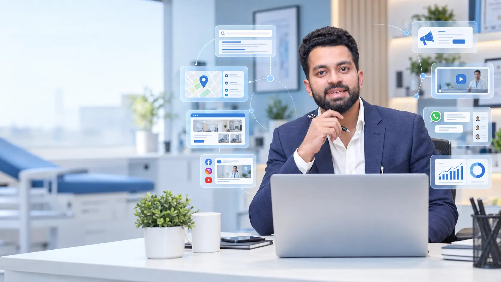 Moiz Abdul Mateen healthcare digital growth system for clinics and doctors